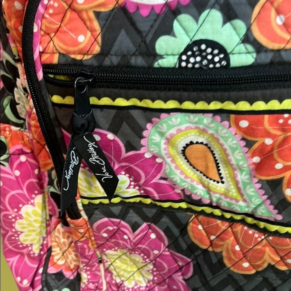 πVera Bradley Ziggy Zinnia Floral Multicolor Backpack - Picture 4 of 14
